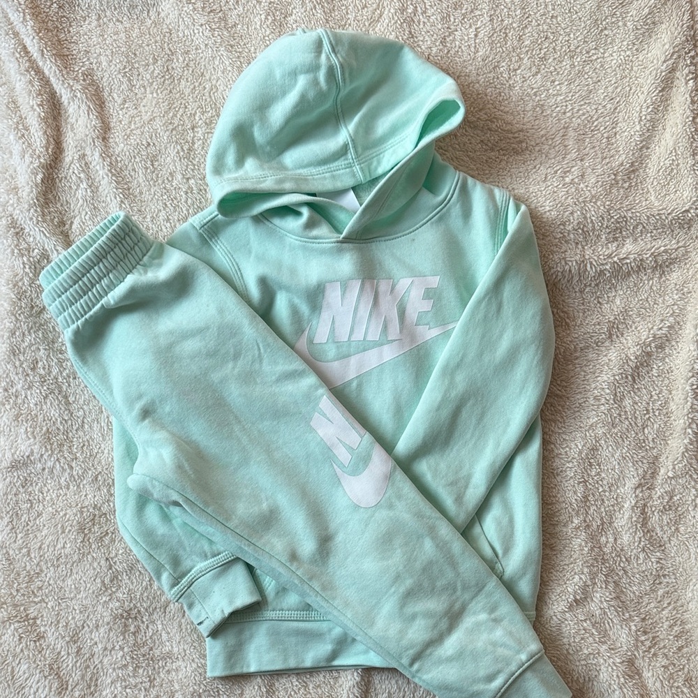 Nike Light Green Tracksuit Set
